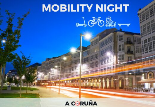 A Coruña acolle este venres unha nova edición da Friday Mobility Night, cun percorrido especial de María Pita a Novo Mesoiro